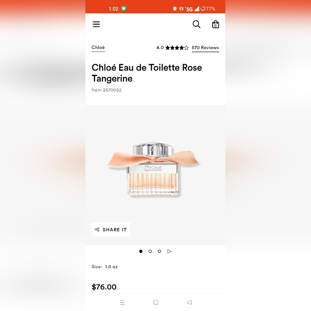 Chloe Rose Tangerine